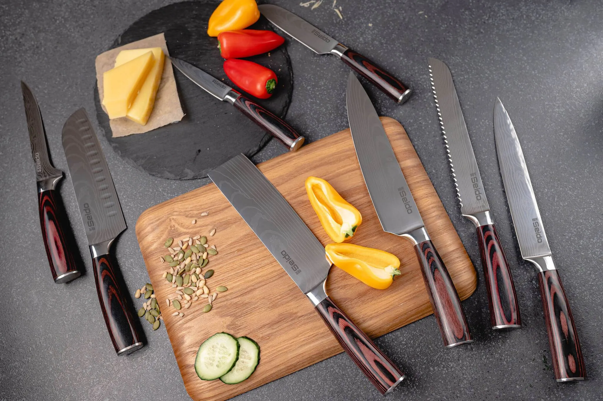 10-Piece Master Chef Knife Set