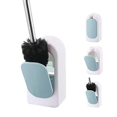 10*7.5*19.2cm blue Nordic wall-mounted toilet brush set, cleaning brush, toilet brush, toilet cleaning brush, toilet brush holder AZ22454