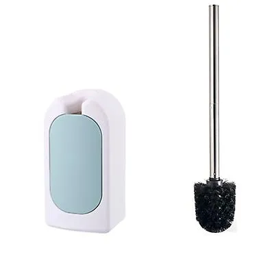 10*7.5*19.2cm blue Nordic wall-mounted toilet brush set, cleaning brush, toilet brush, toilet cleaning brush, toilet brush holder AZ22454