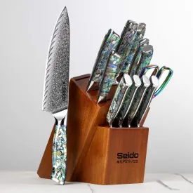 13-Piece Awabi Knife Block Set