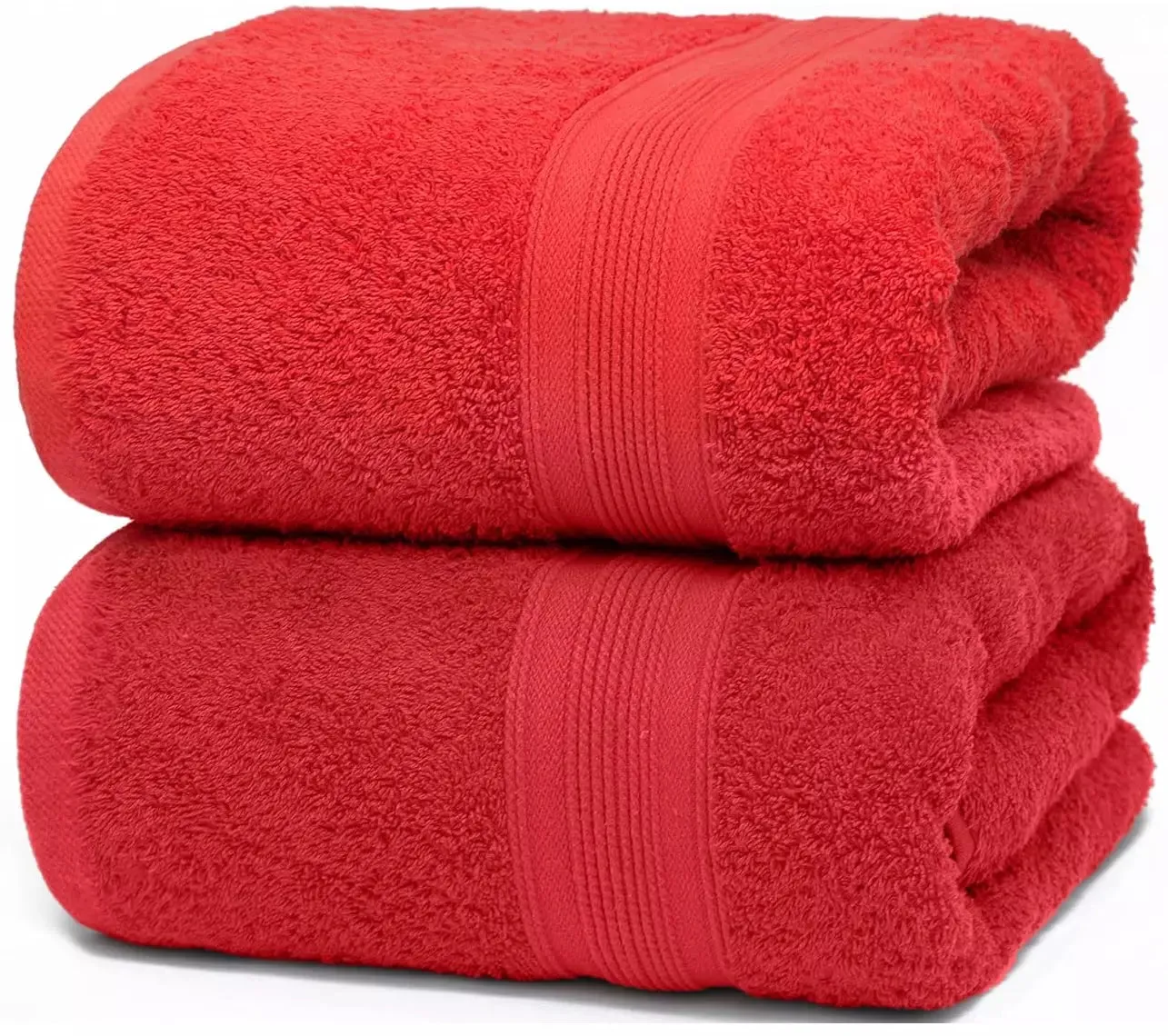 2x Extra Large Super Jumbo Bath Sheet 85 x 165 cm 100% Egyptian Cotton Big Bath Towel 600GSM