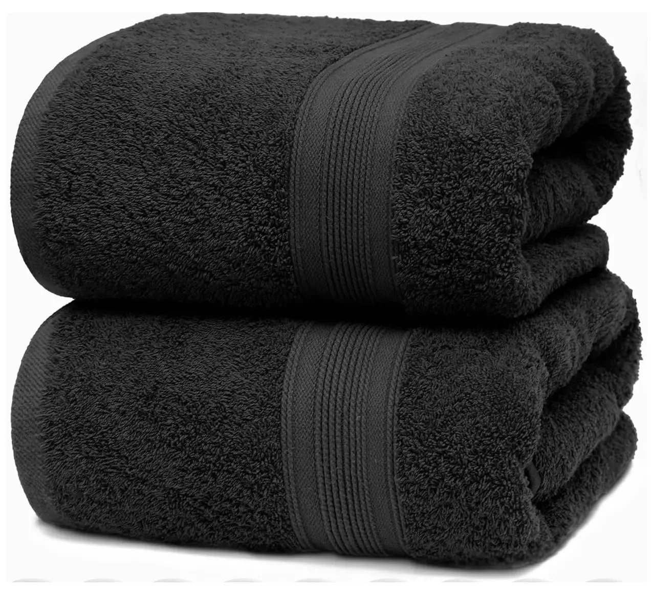 2x Extra Large Super Jumbo Bath Sheet 85 x 165 cm 100% Egyptian Cotton Big Bath Towel 600GSM