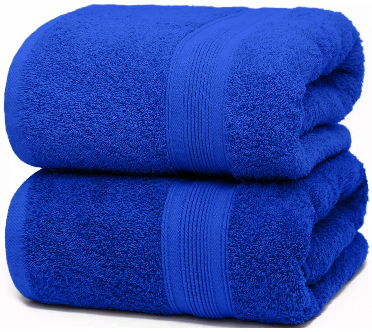 2x Extra Large Super Jumbo Bath Sheet 85 x 165 cm 100% Egyptian Cotton Big Bath Towel 600GSM