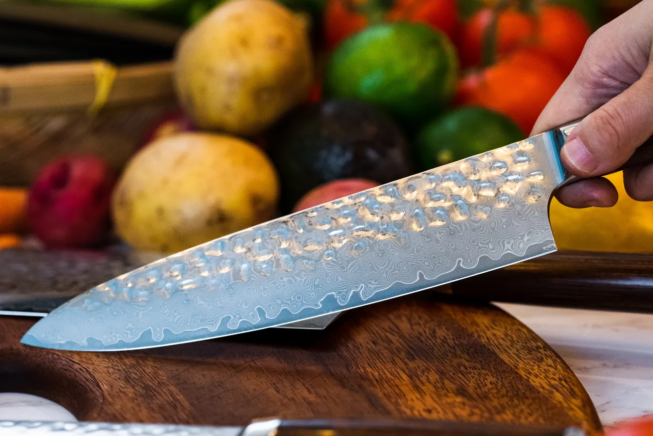 3 Piece Damascus Kitchen Knife Set