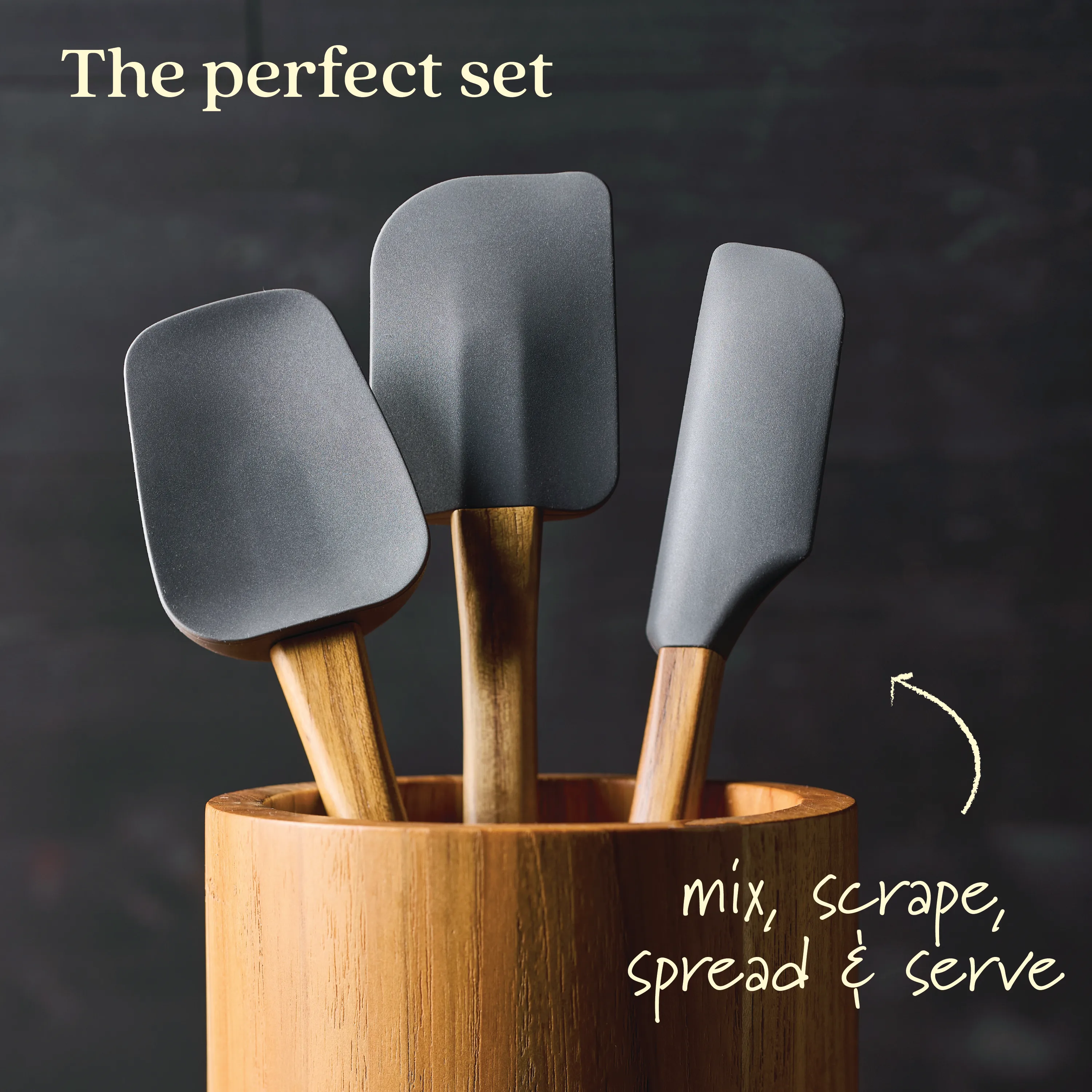 3-Piece Spatula Set