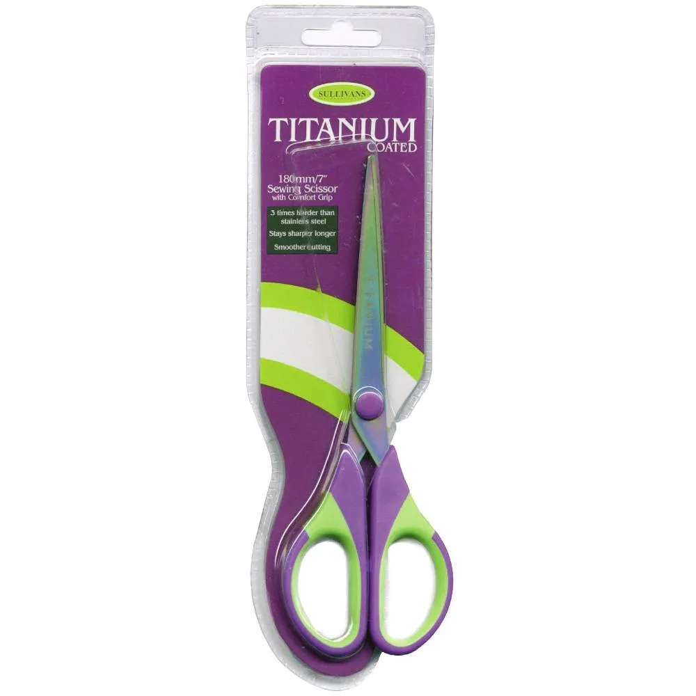 7" Titanium Coated Scissors, Sullivans