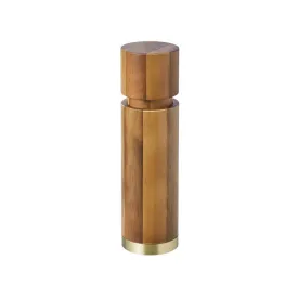 Acacia & Brass Salt/Pepper Mill (17.8cm)