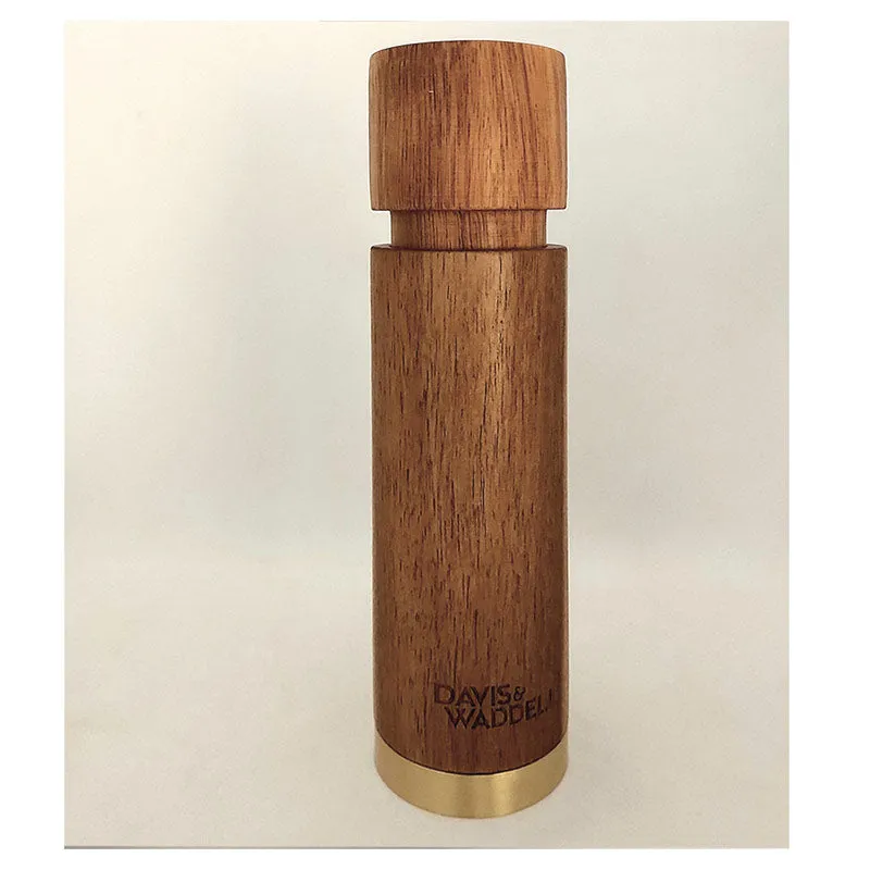 Acacia & Brass Salt/Pepper Mill (17.8cm)