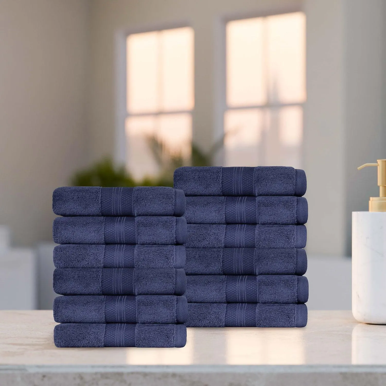 Aria Turkish Cotton Super Absorbent Assorted Towel Set Collection