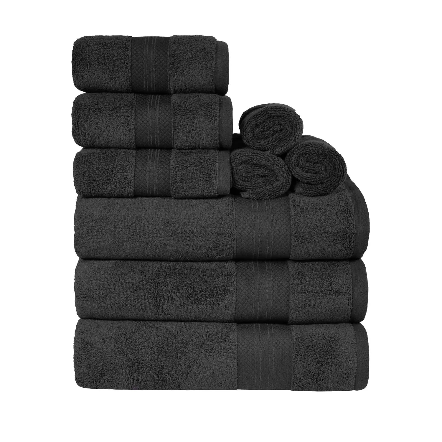 Aria Turkish Cotton Super Absorbent Assorted Towel Set Collection