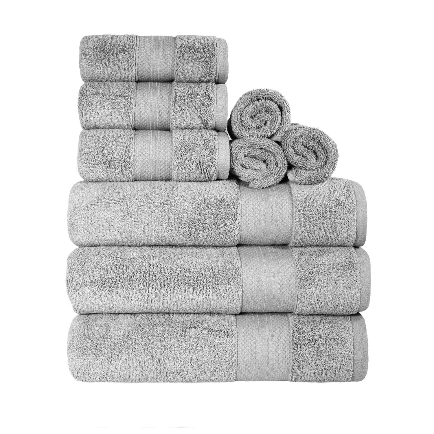 Aria Turkish Cotton Super Absorbent Assorted Towel Set Collection