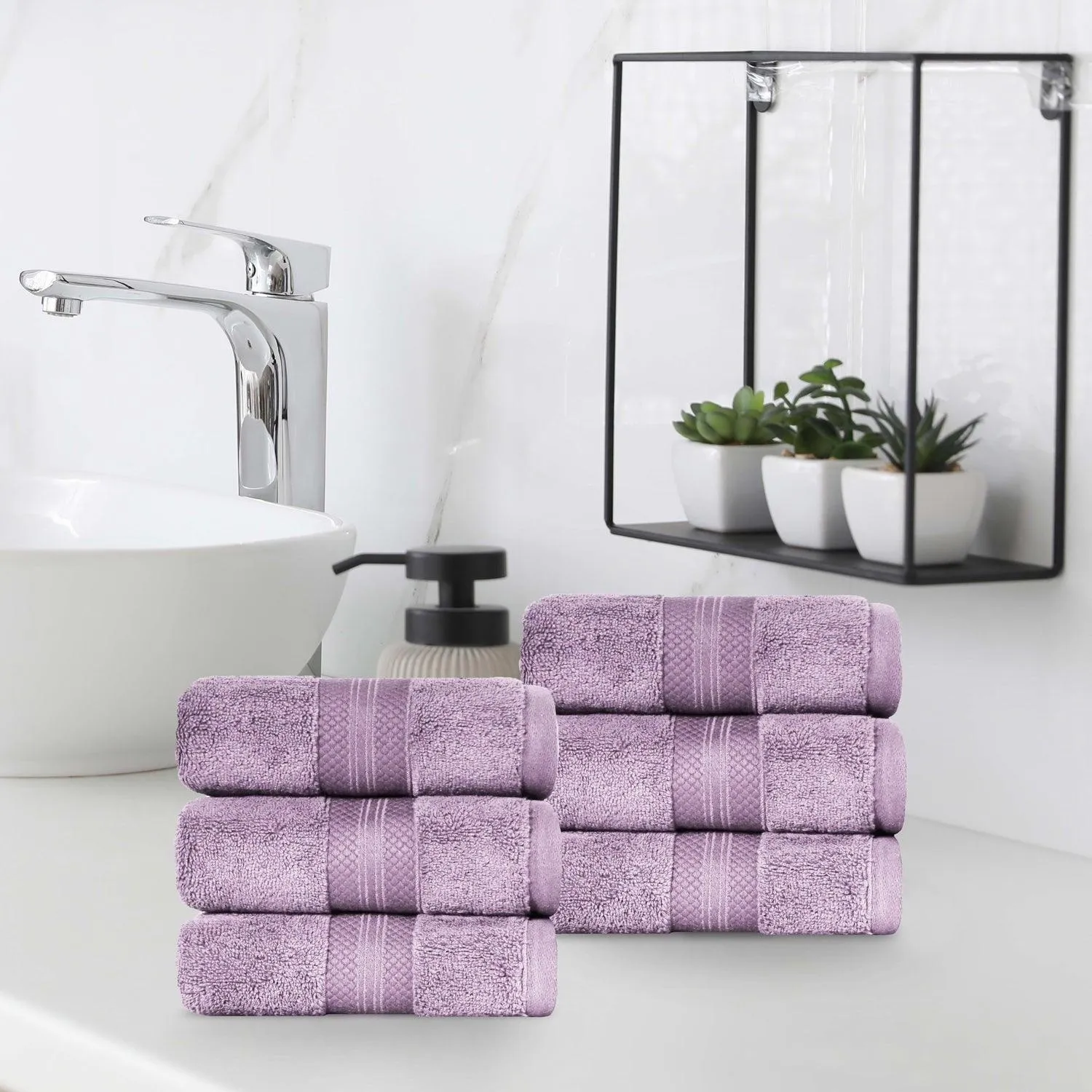 Aria Turkish Cotton Super Absorbent Assorted Towel Set Collection