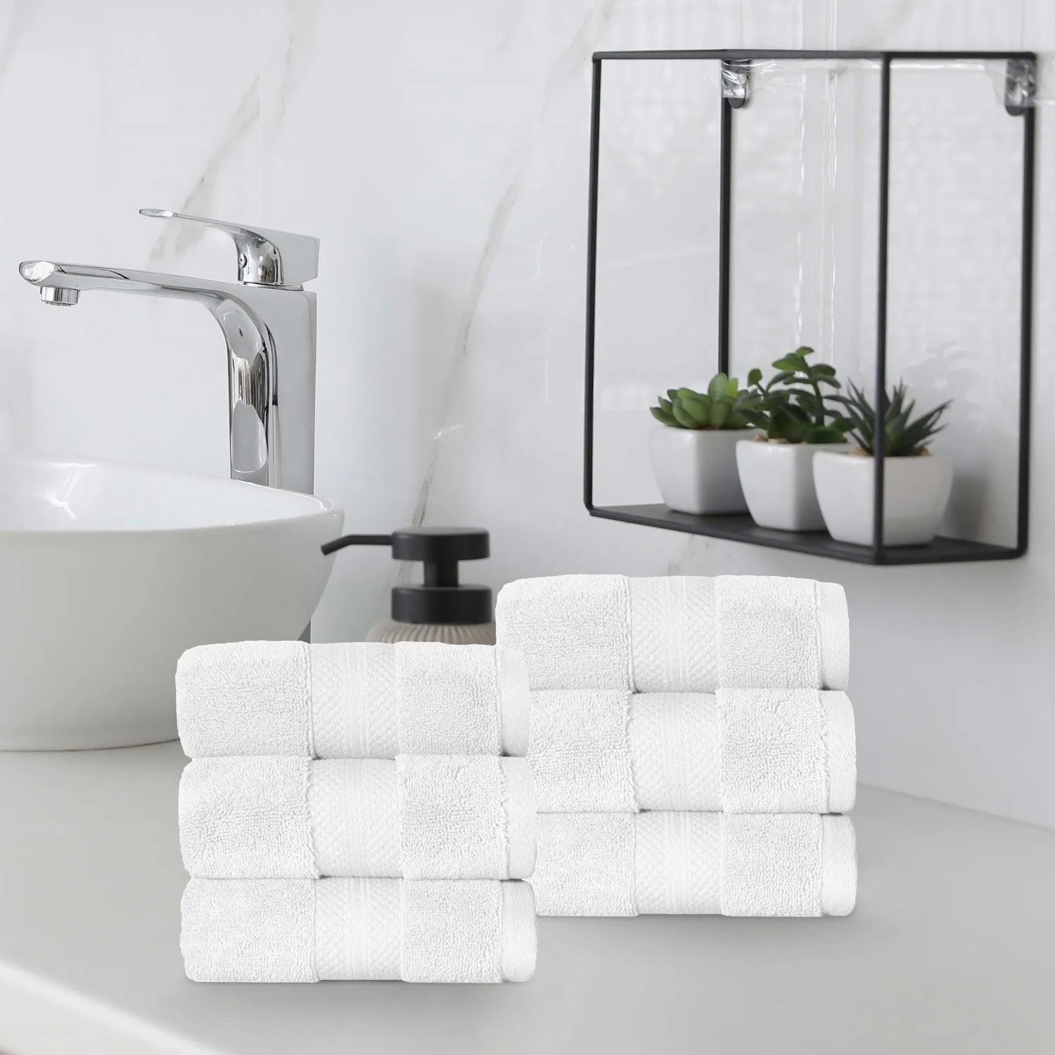 Aria Turkish Cotton Super Absorbent Assorted Towel Set Collection