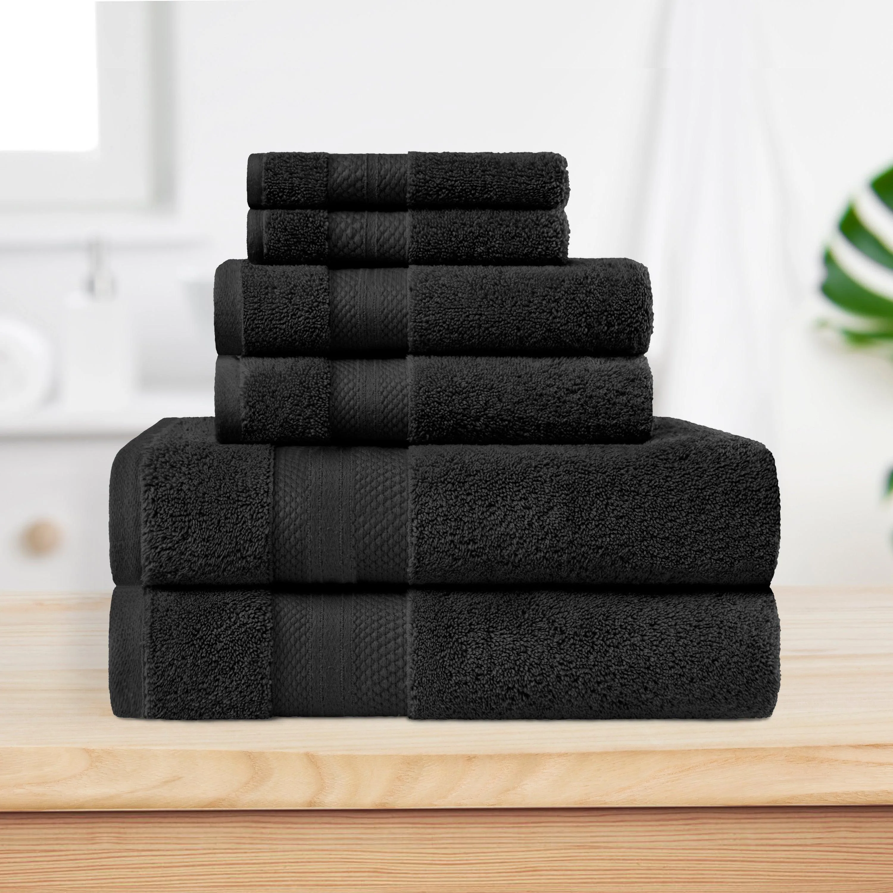 Aria Turkish Cotton Super Absorbent Assorted Towel Set Collection