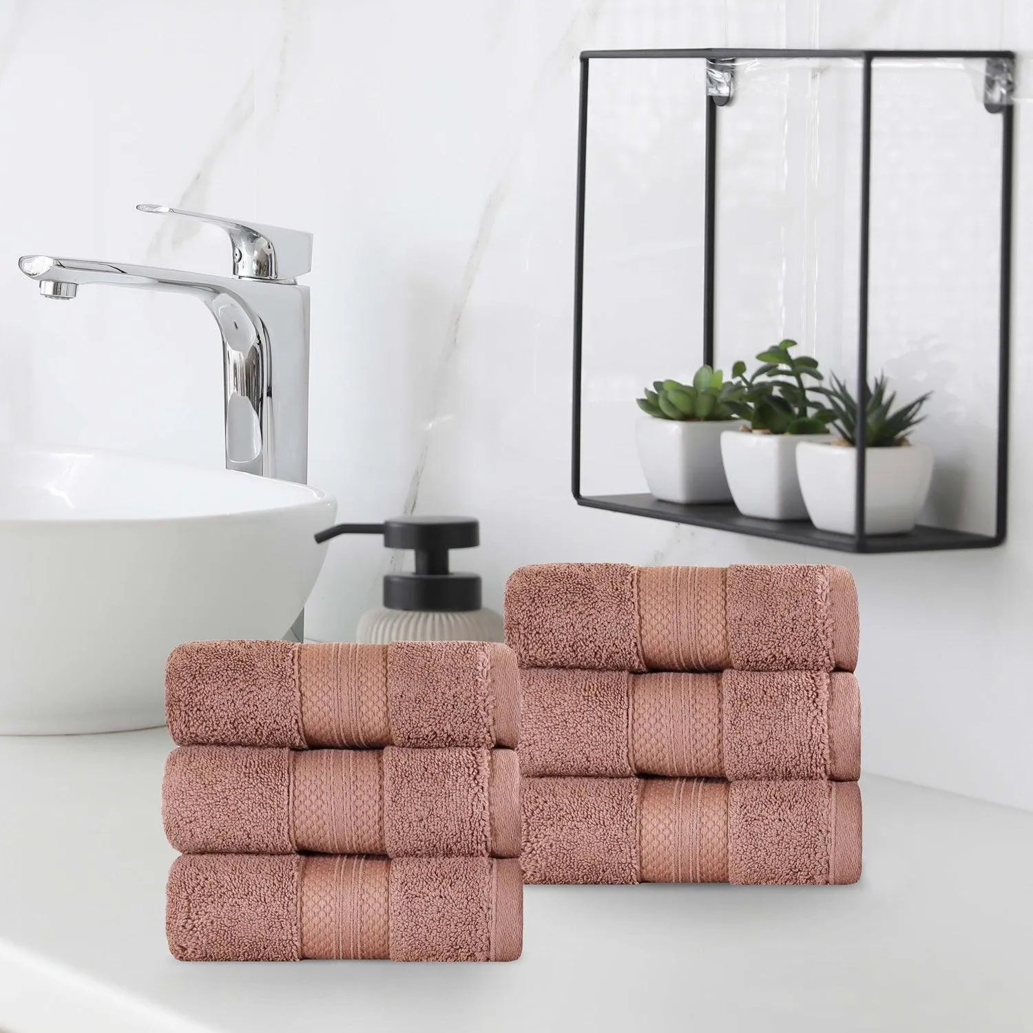 Aria Turkish Cotton Super Absorbent Assorted Towel Set Collection