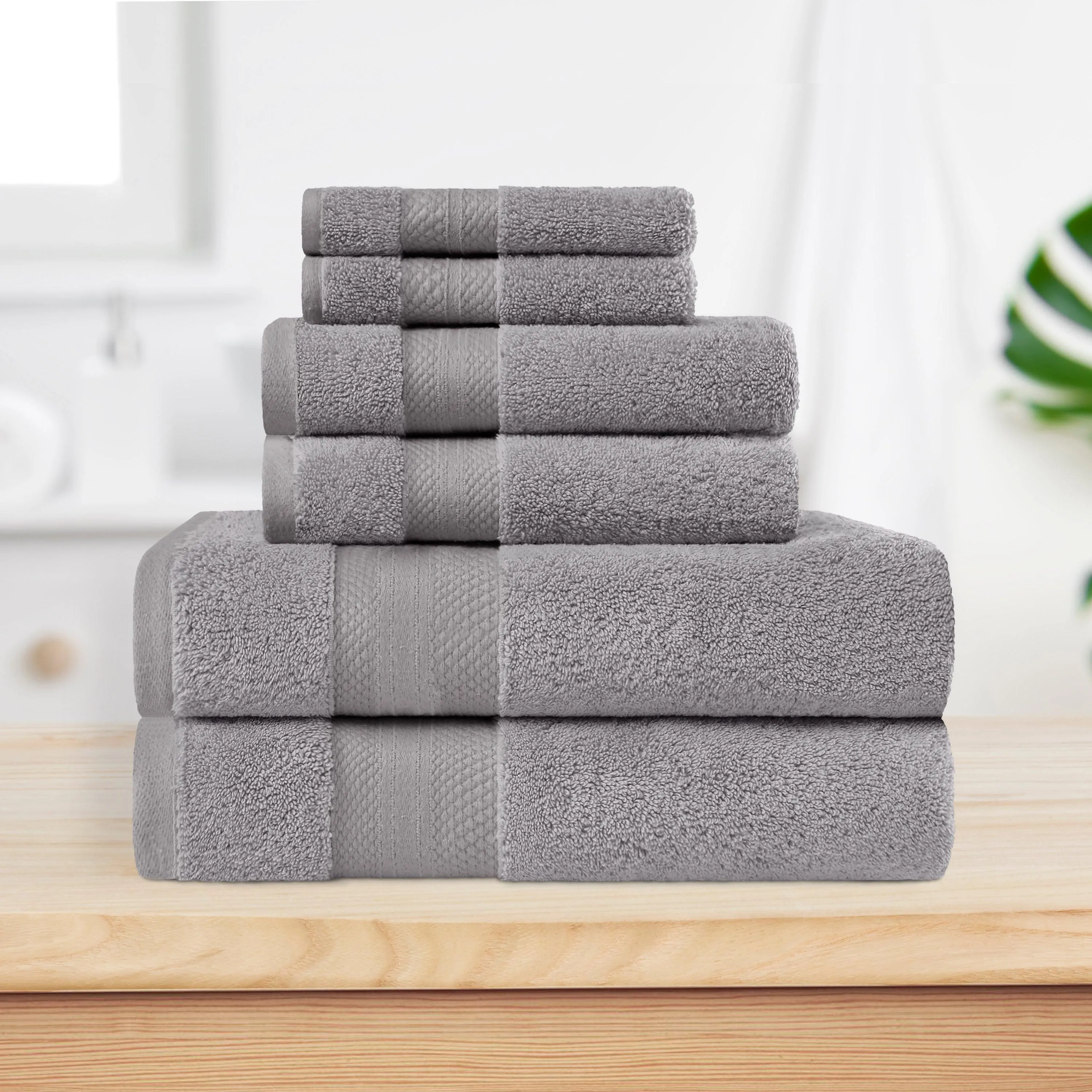 Aria Turkish Cotton Super Absorbent Assorted Towel Set Collection