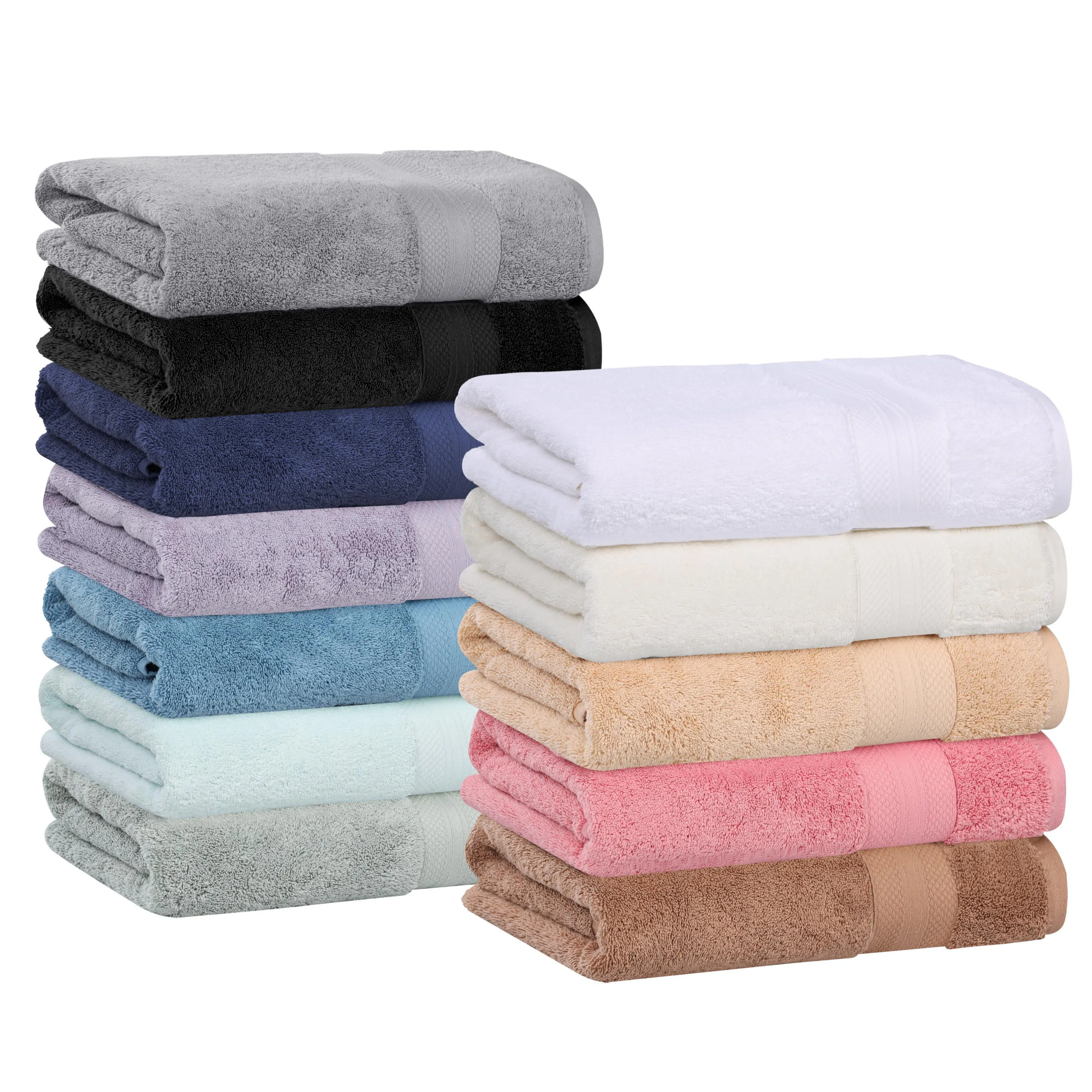 Aria Turkish Cotton Super Absorbent Assorted Towel Set Collection