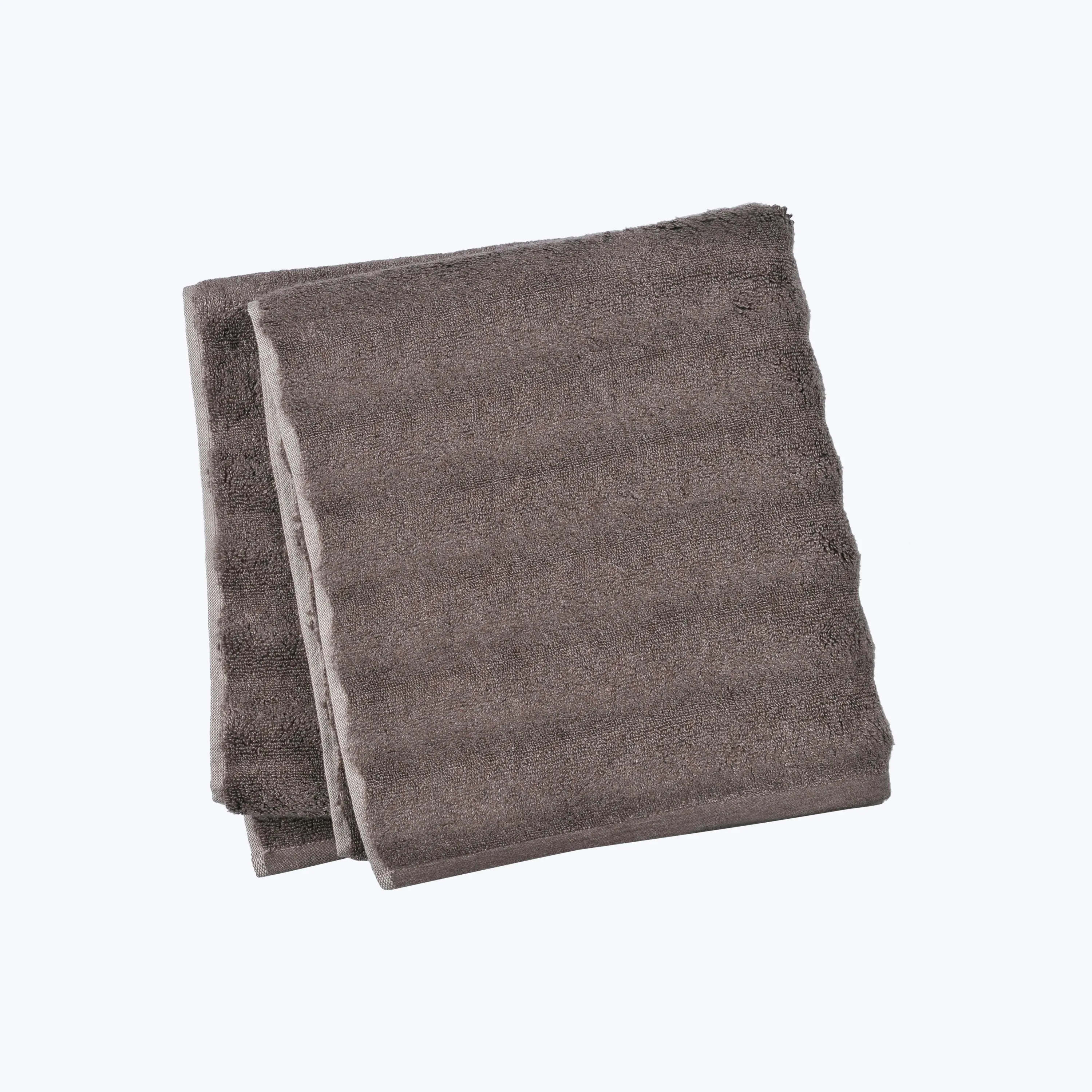 Ash Ribbed Bath Towel