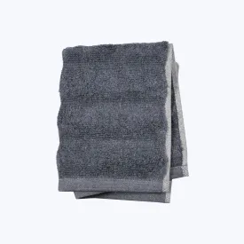 Ash Ribbed Washcloth