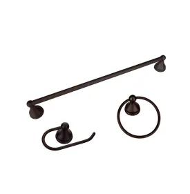 Boston Harbor 5003ORB Venetian Bath Hardware Set, Oil Rubbed Bronze, 3-Piece