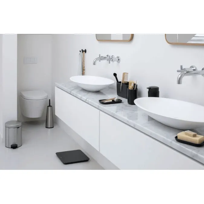 Brabantia Toilet Accessory Set of 3 - Matt Steel | 280665