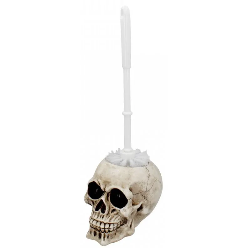 Brush with Death Skull Toilet Brush