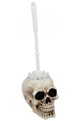 Brush with Death Skull Toilet Brush