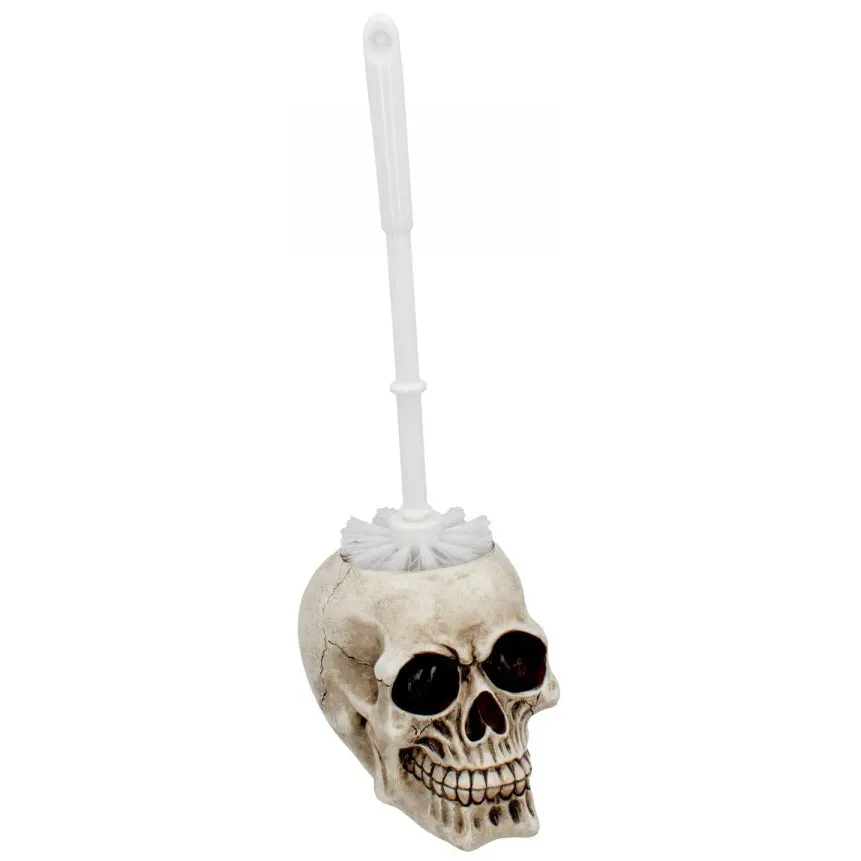 Brush with Death Skull Toilet Brush