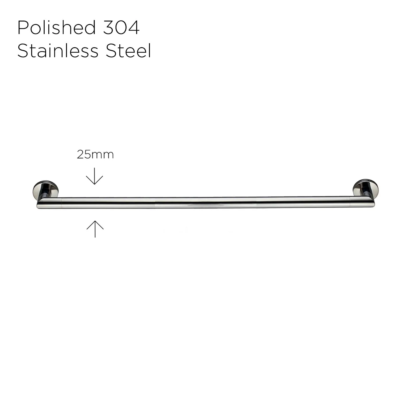 C6SB - COLOSEO Series Single Towel Bar - Bathroom Accessories