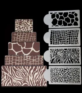 Cake Lace Mold - Leopard Silicone Mold Silicone Damask Mat Fondant Cake Mould Cake Decorating Tool Sugar Dress Chocolate Gumpastes Tool