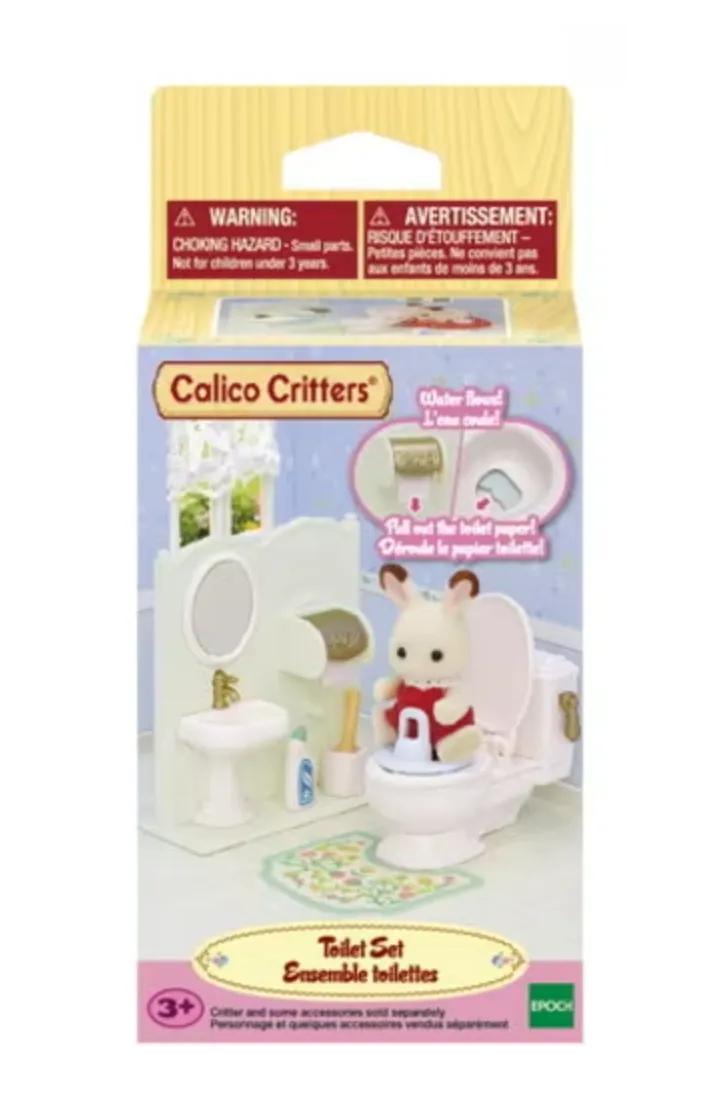 Calico Critters Toilet Set