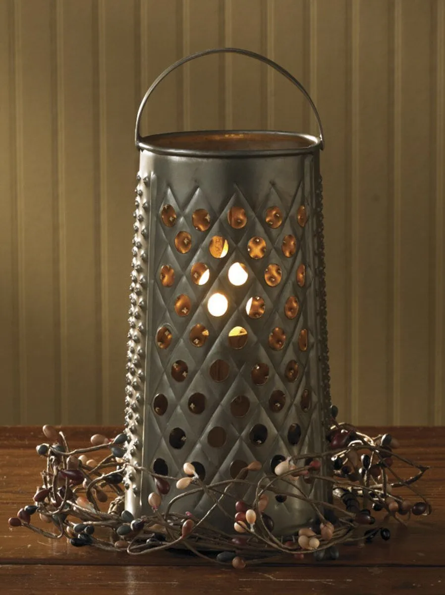 Cheese Grater Lamp