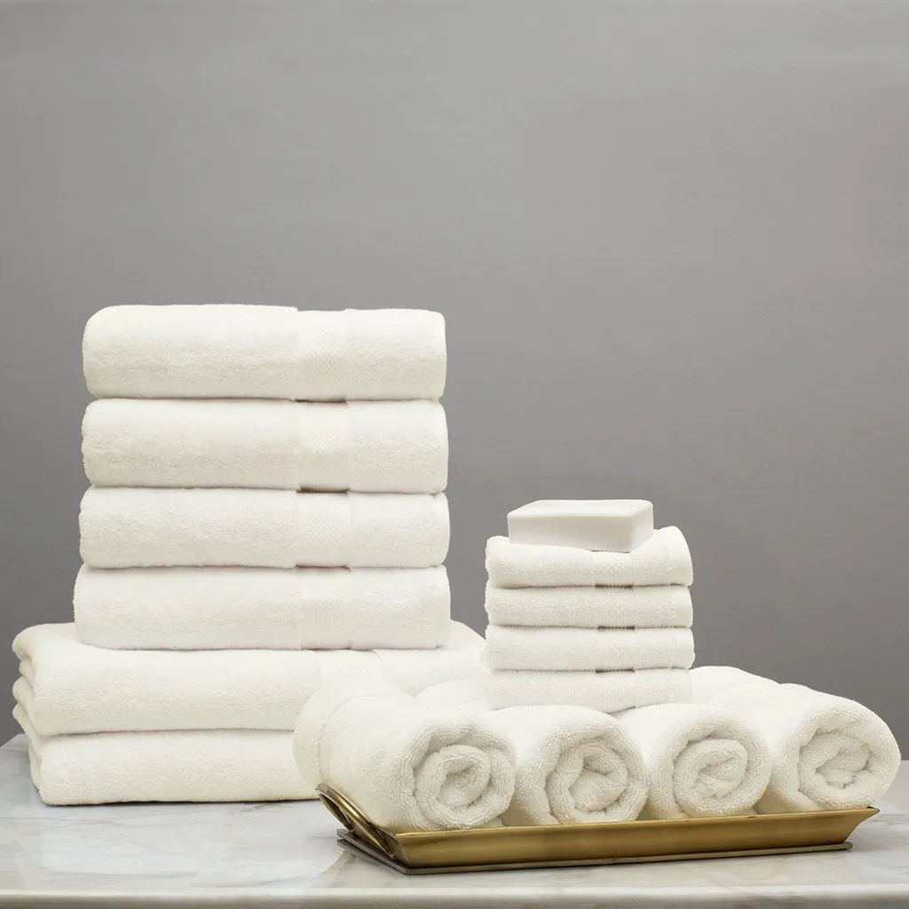 Classic Ivory Towel Resort Bundle (4 Wash   4 Hand   4 Bath Towels   2 Bath Sheets)