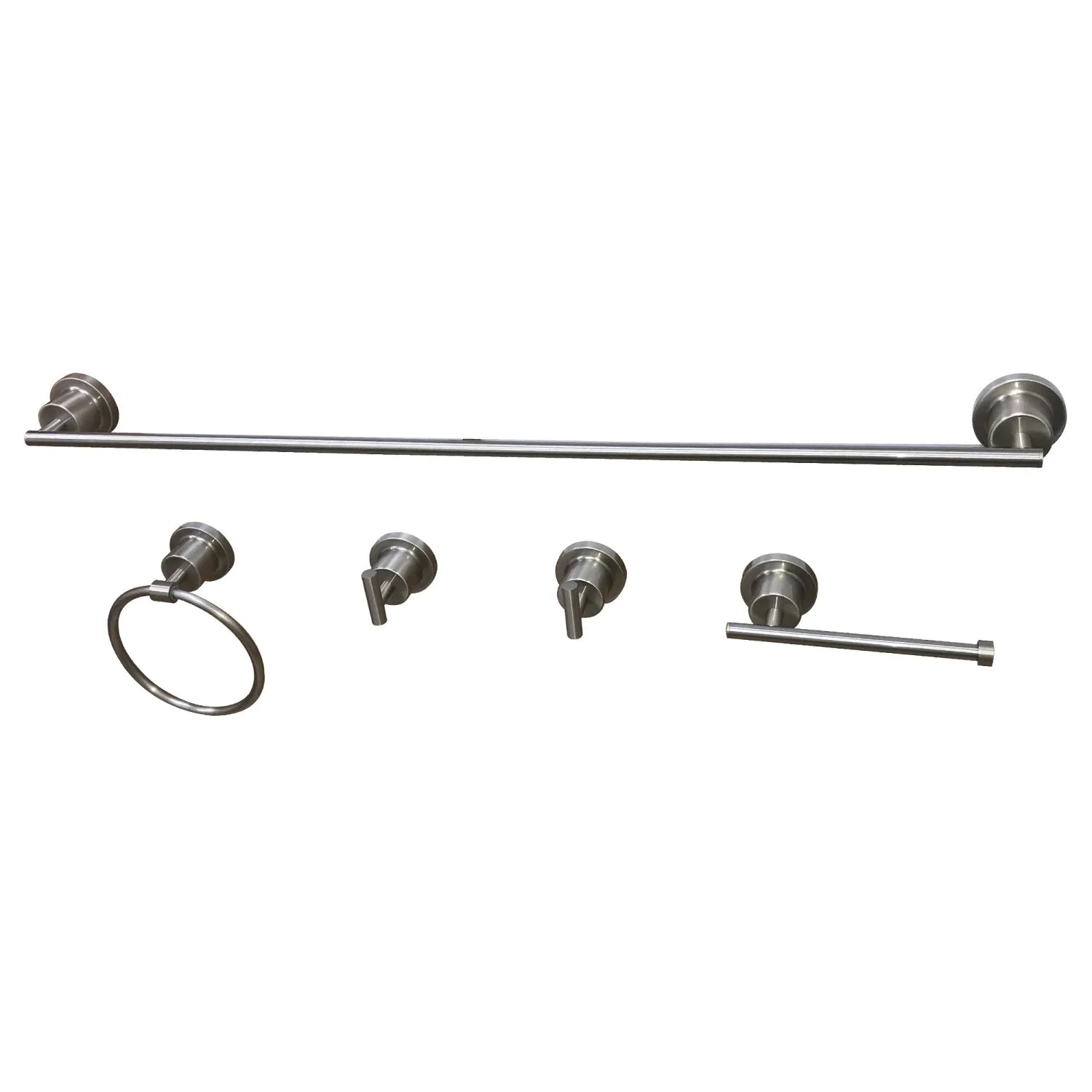 Concord 5-Piece 30-Inch Towel Bar Bathroom Accessory Set