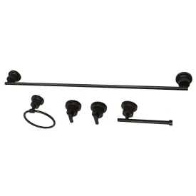 Concord BAH8230478ORB 5-Piece 30-Inch Towel Bar Bathroom Accessory Set, Oil Rubbed Bronze