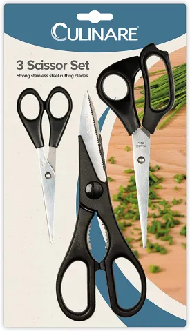 Culinaire 3 Piece Scissor Set C33001