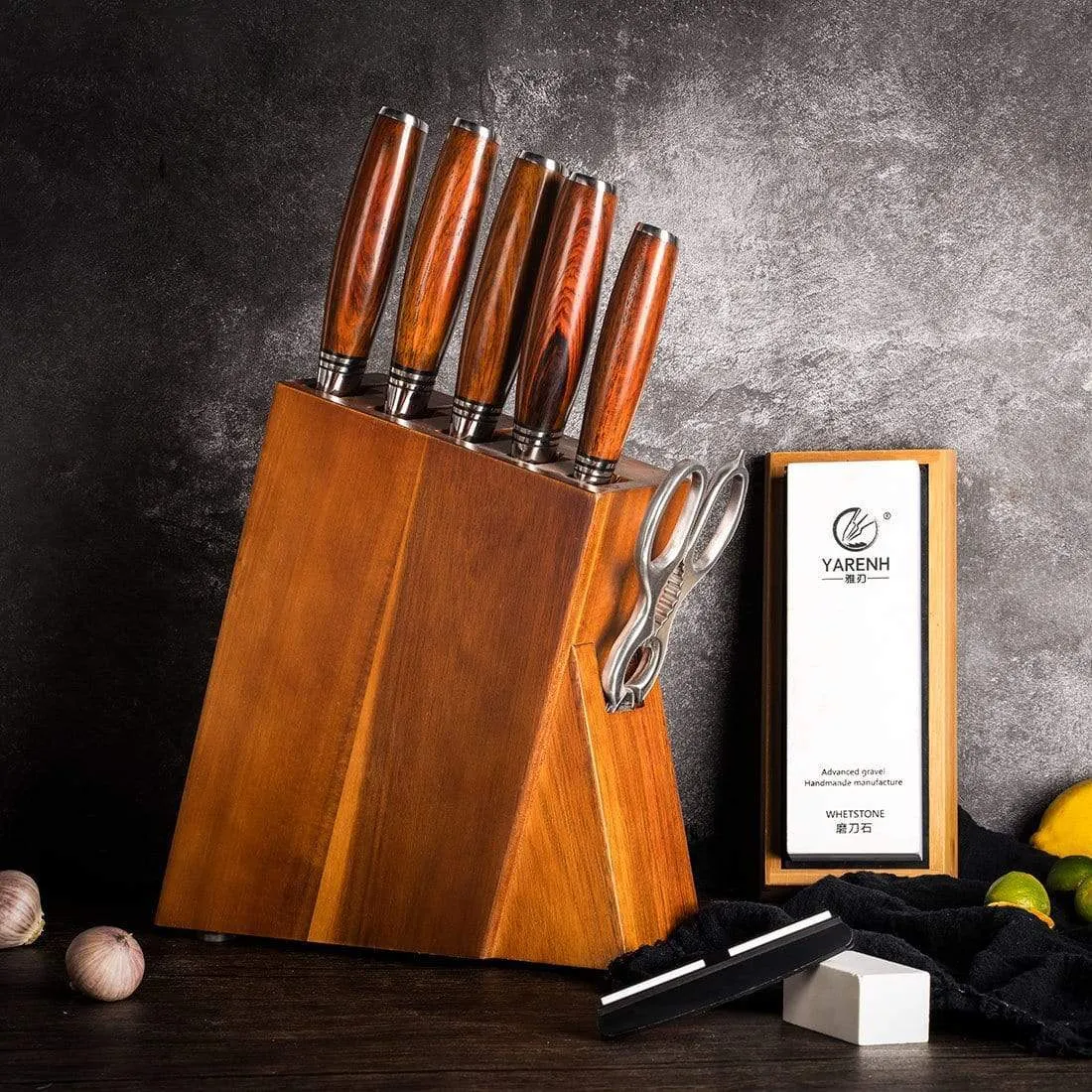 Damascus Kitchen Chef Knife Set 8 Piece-FYW Series