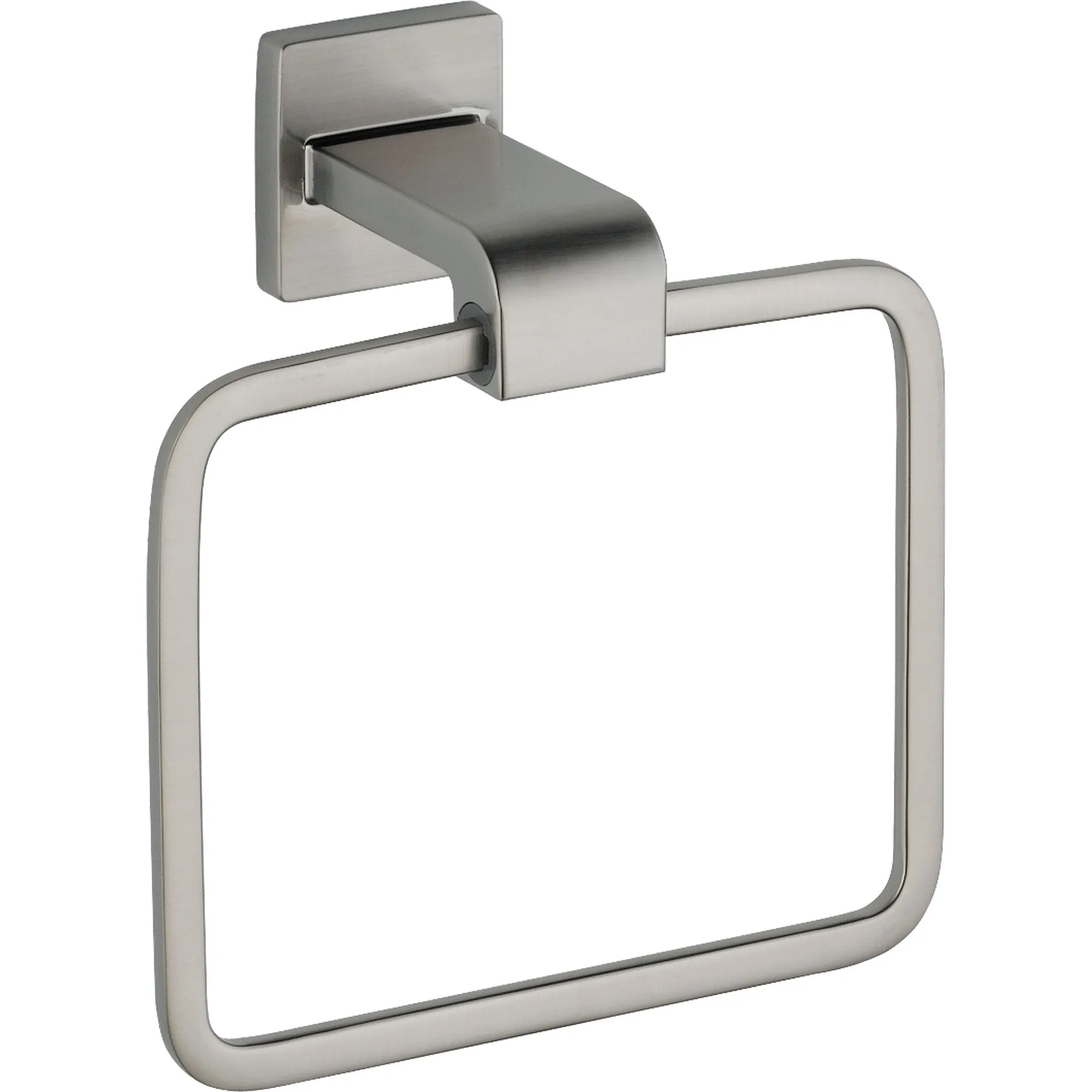 Delta Ara Stainless Steel Finish STANDARD Bathroom Accessory Set Includes: 24" Towel Bar, Toilet Paper Holder, Robe Hook, and Towel Ring D10077AP