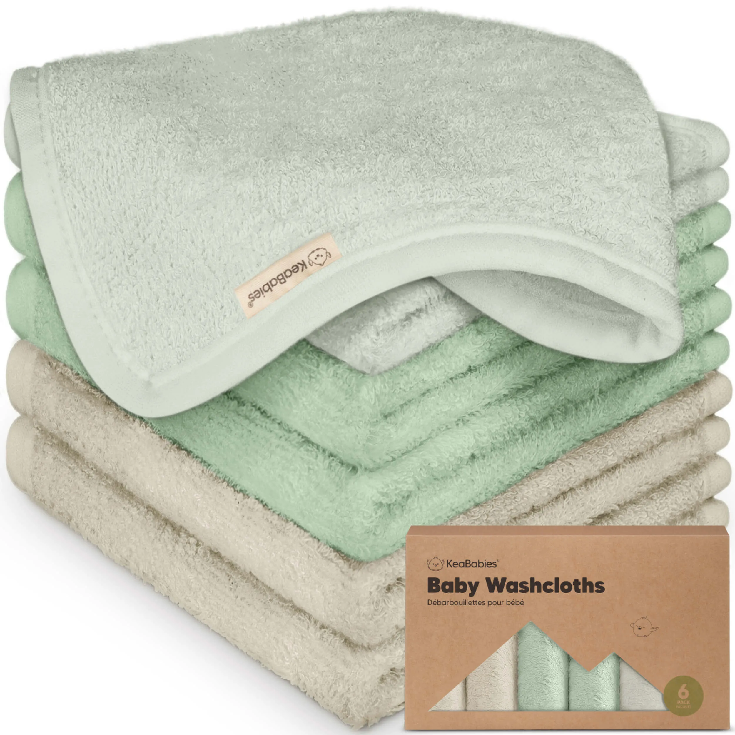 Deluxe Baby Washcloths (Hills)