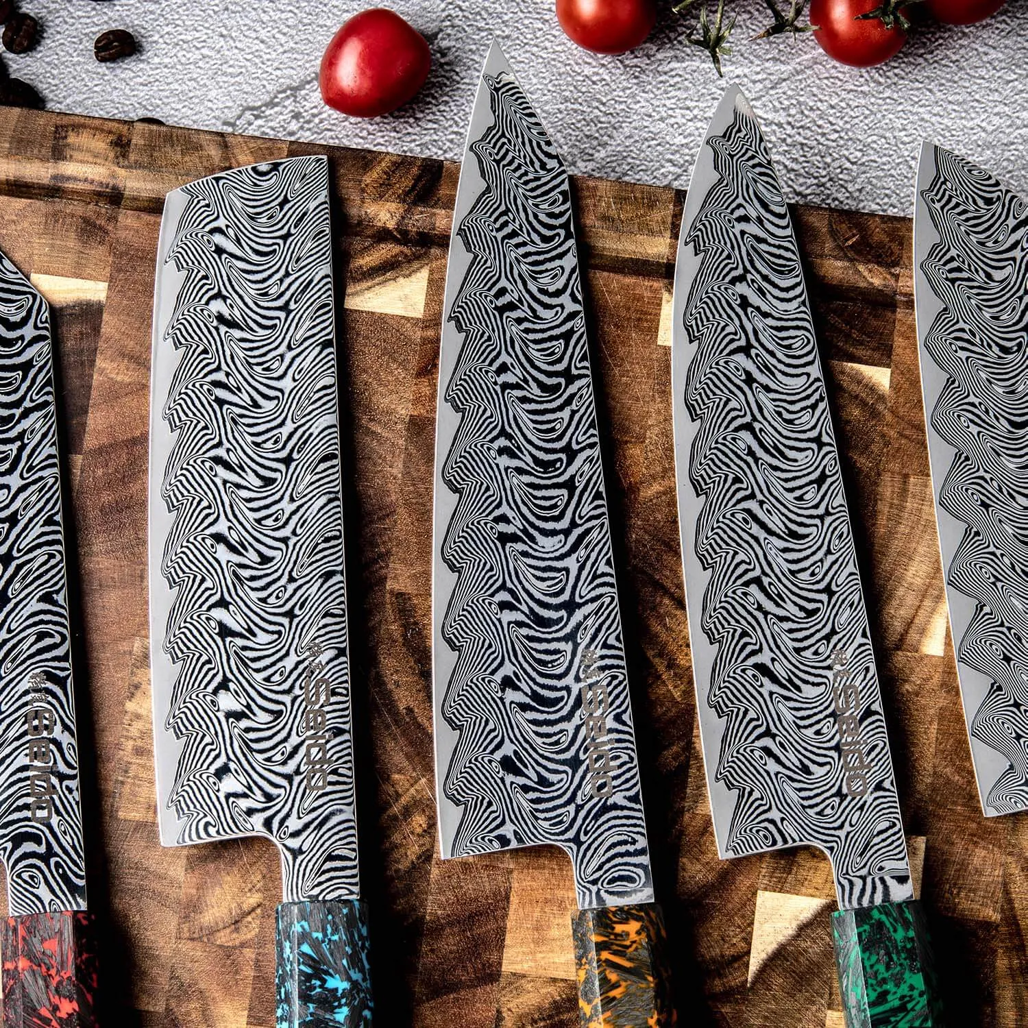 Epokishi 5-Piece AUS-10 Knife Set