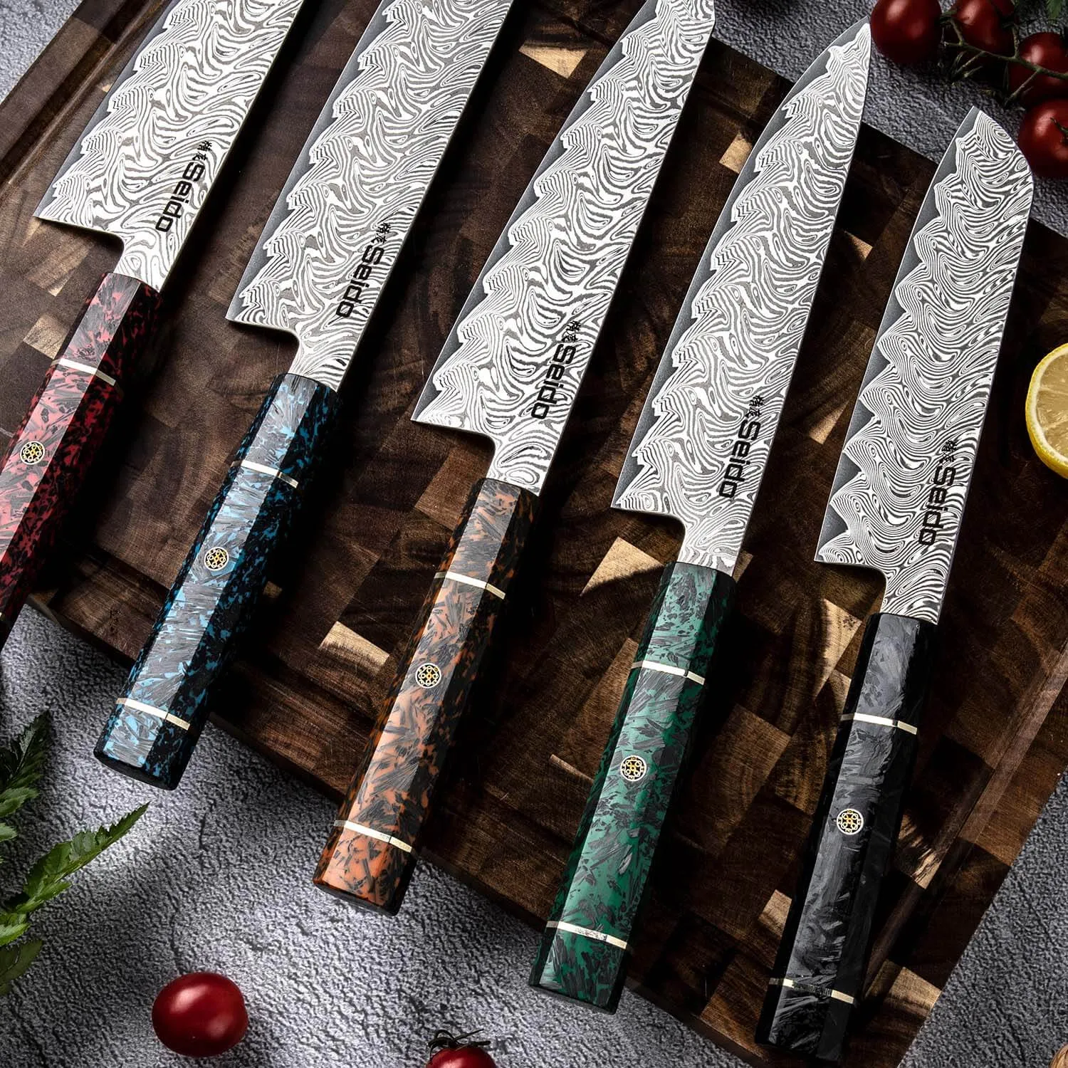 Epokishi 5-Piece AUS-10 Knife Set