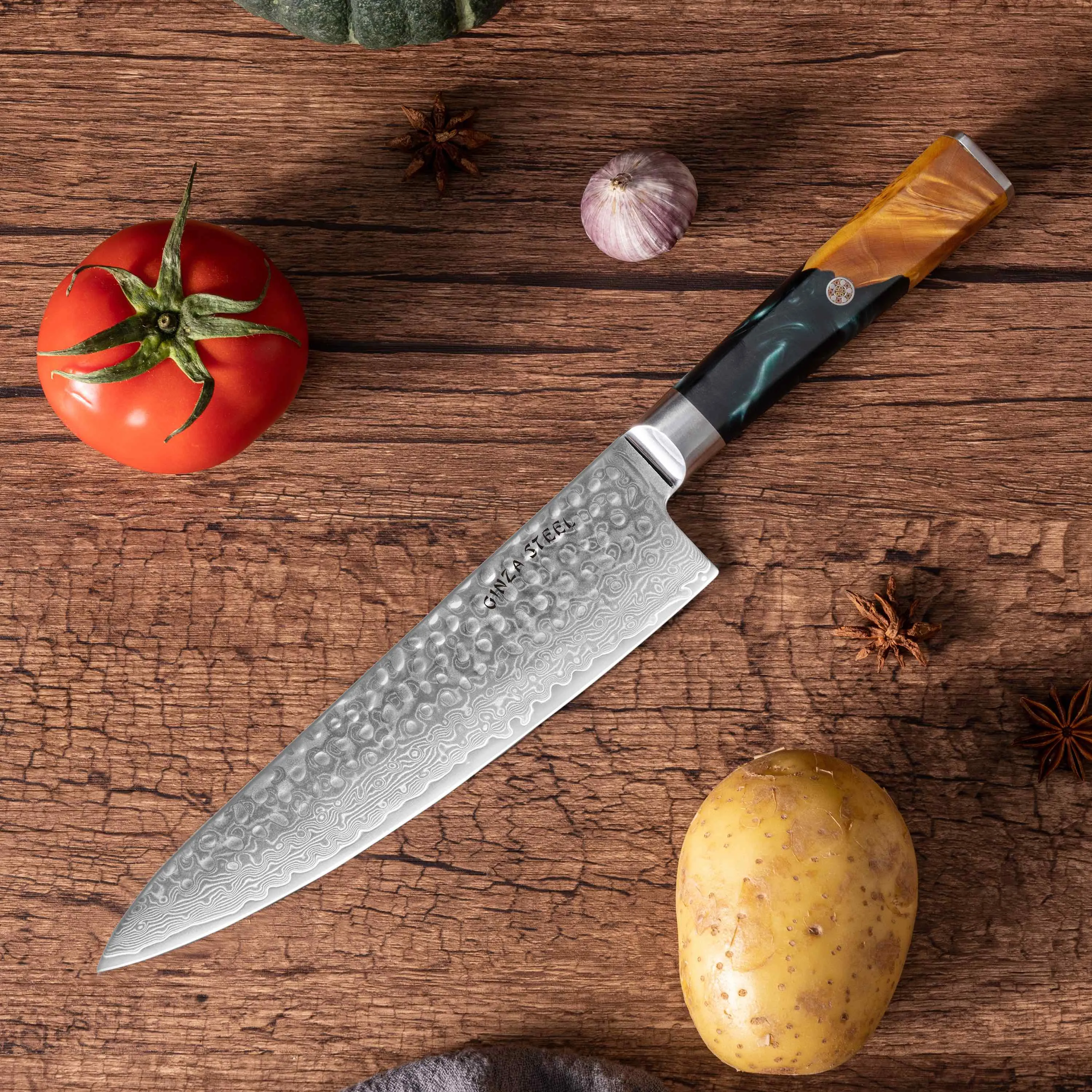 Ginza Steel | Kaze Katana 2-Piece Chef’s Knife Bundle