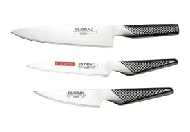 Global Knives 3 Piece Kitchen Knife Set G2111