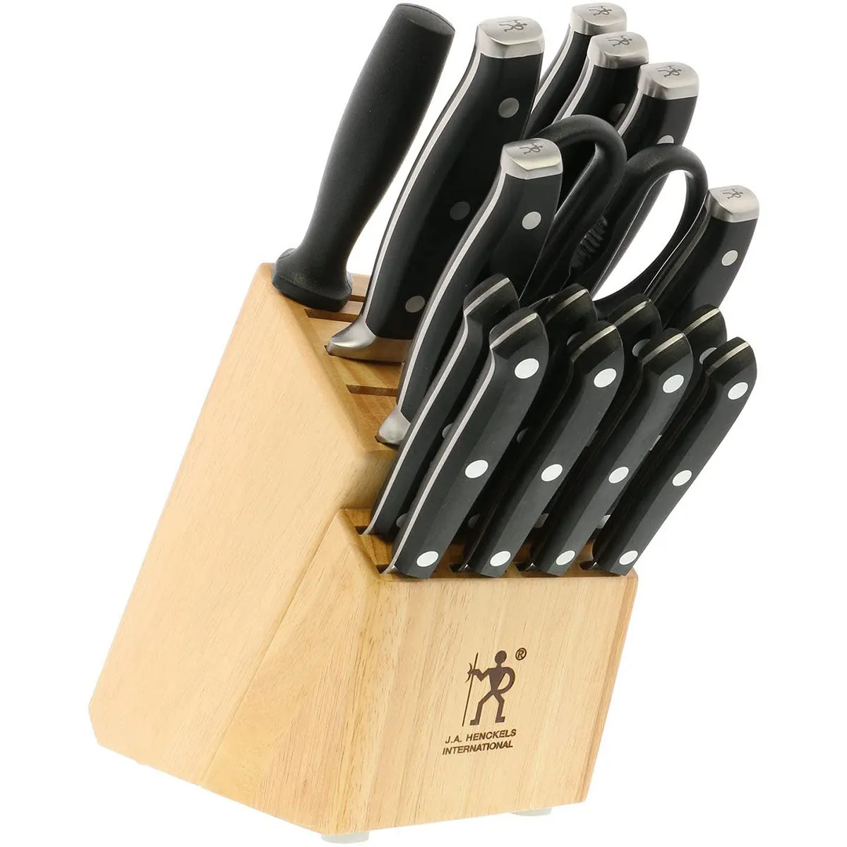 J.A. Henckels International Forged Premio 17-Piece Knife Block Set