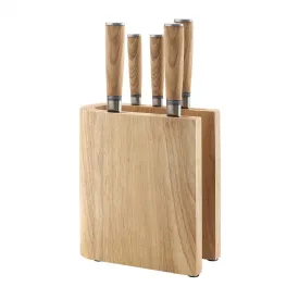 Katana Saya Olivewood 6 Piece Knife Block Set