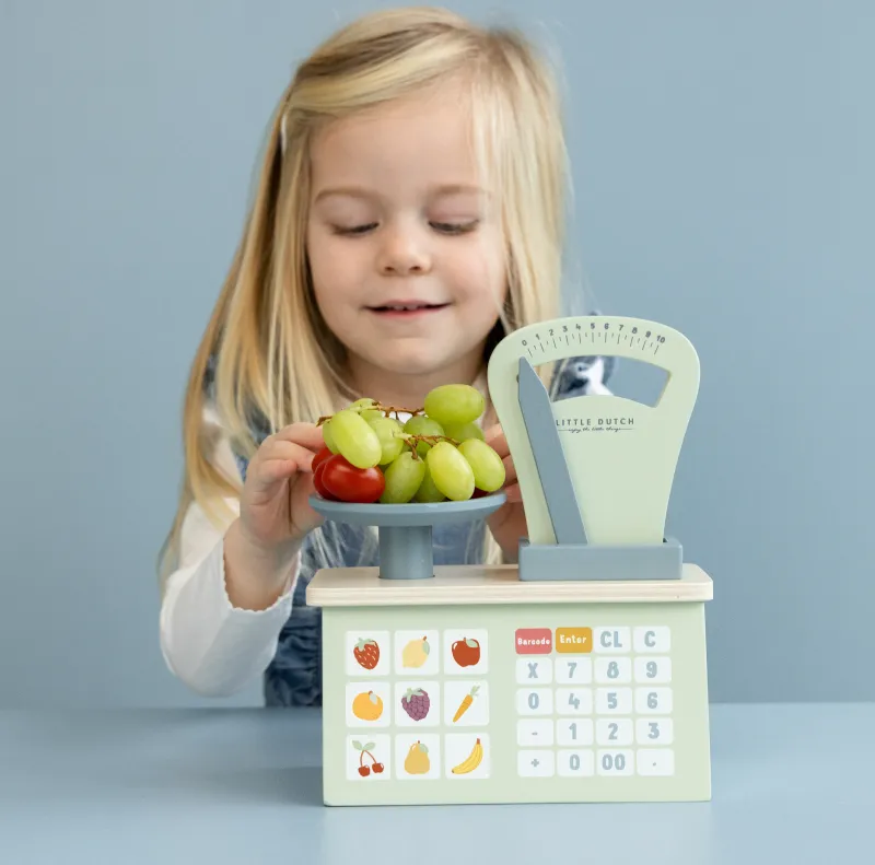 Little Dutch Wooden Toy Weighing Scale