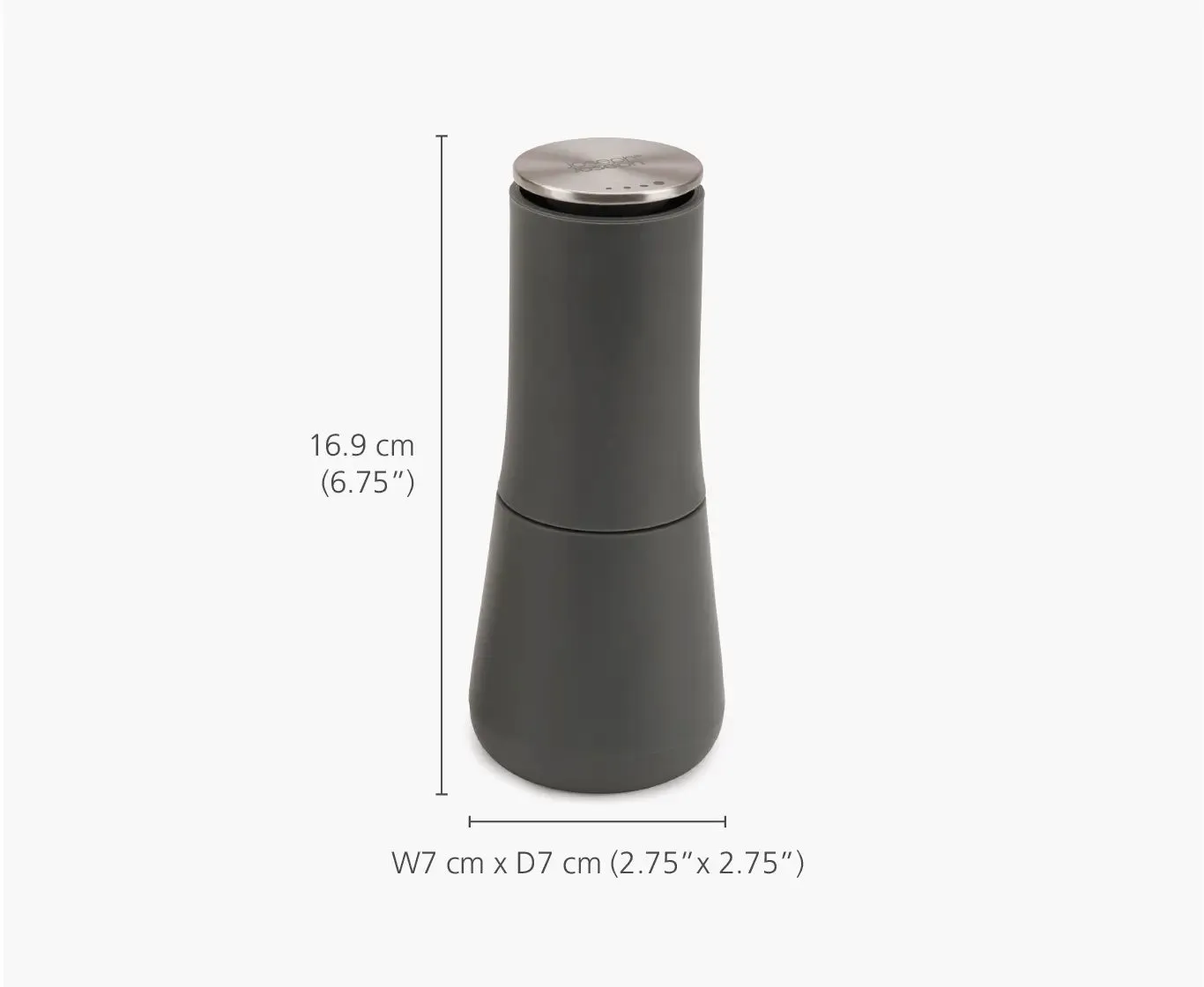 Milltop™ Grey Salt & Pepper Mills