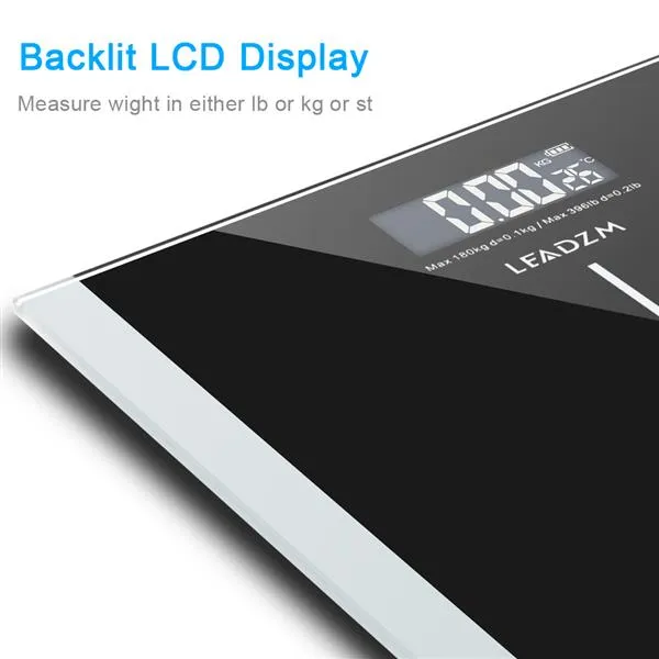 Multi-Functional Electronic Weight Scale LED Digital Body Scale for People Aged 7-99 Years Old