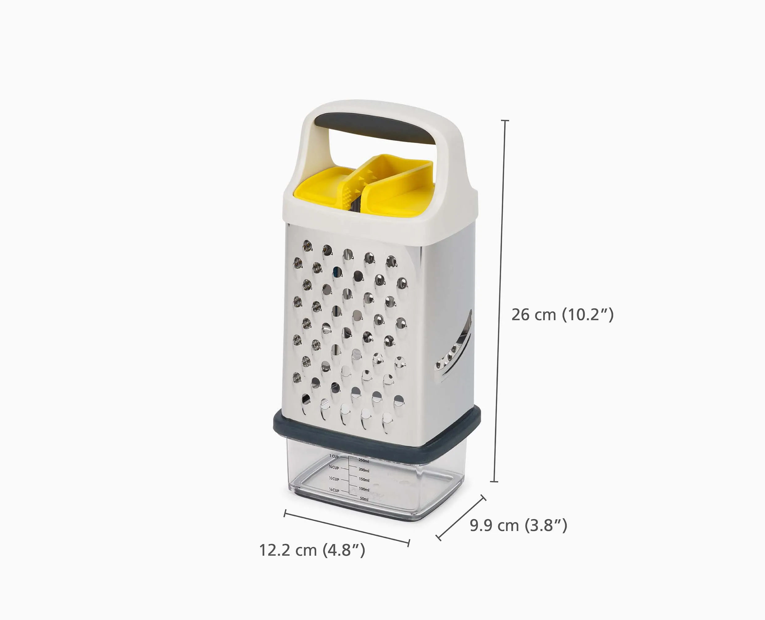 Multi-Grip™ Box Grater with Precision Food-Grip