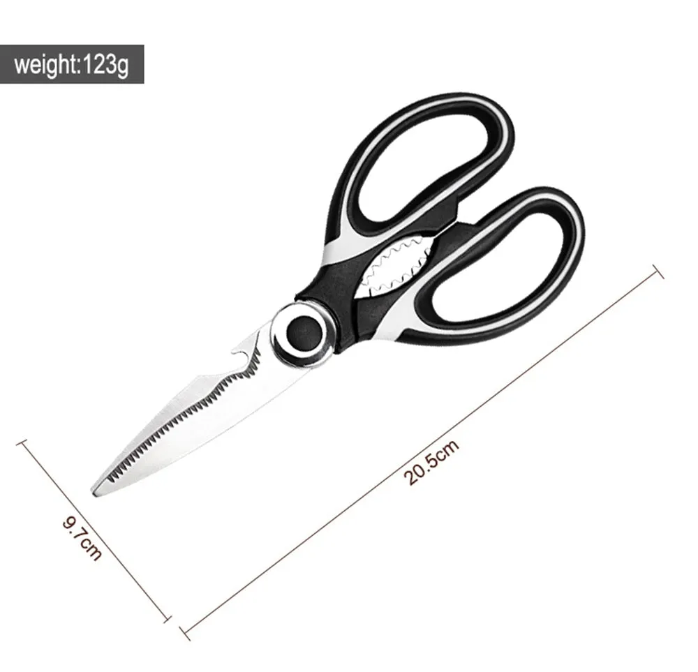 Multipurpose Kitchen Scissor with Bottle Opener